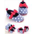 Baby dotts shoes adorável adorável sandálias bowknot para menina infantil forerign estilo